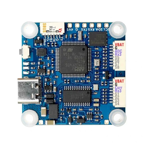 Original MATEK F405-HDTE F4 Flight Controller STM32F Built-in Dual BEC OSD Blackbox 9-60V HD Analog VTX Racing UAV Parts